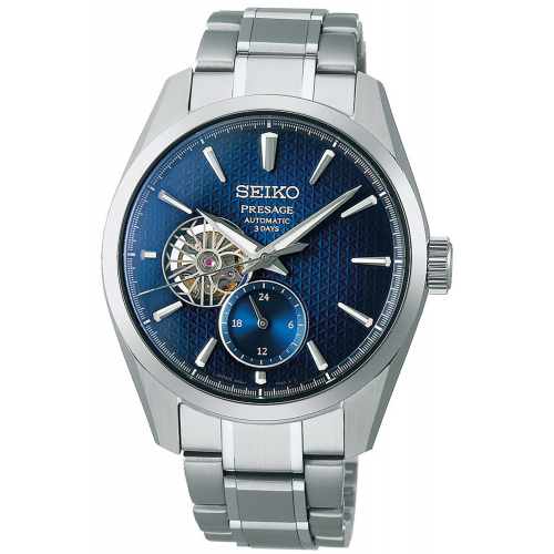 Seiko SPB417J1 Presage Herrenuhr Automatik Sharp Edged Stahl/Blau