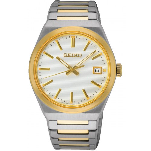 Seiko SUR558P1 Herren-Quarzuhr Bicolor