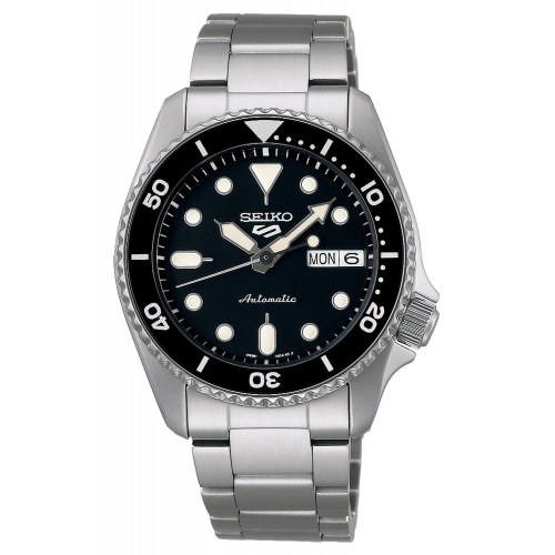 Seiko SRPK29K1 Unisex Armbanduhr Automatik Stahl/Schwarz