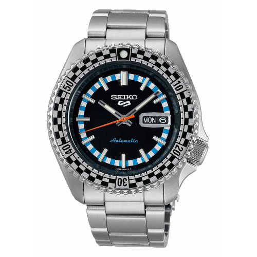 Seiko SRPK67K1 Herrenuhr Automatik Checker Flag Special Edition