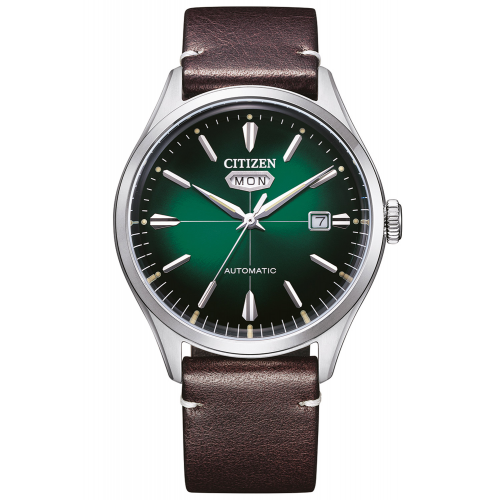 Citizen NH8390-03XE Herrenuhr Automatik Dunkelbraun/Grün