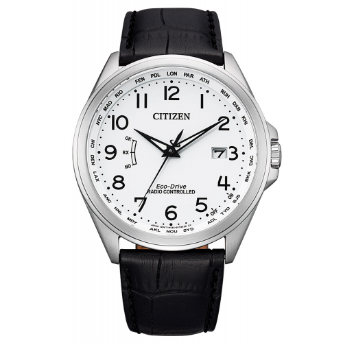 Citizen CB0250-17A Eco-Drive Funk-Solaruhr für Herren mit Lederband