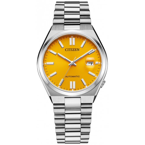 Citizen NJ0150-81Z Herren-Automatikuhr Stahl/Gelb