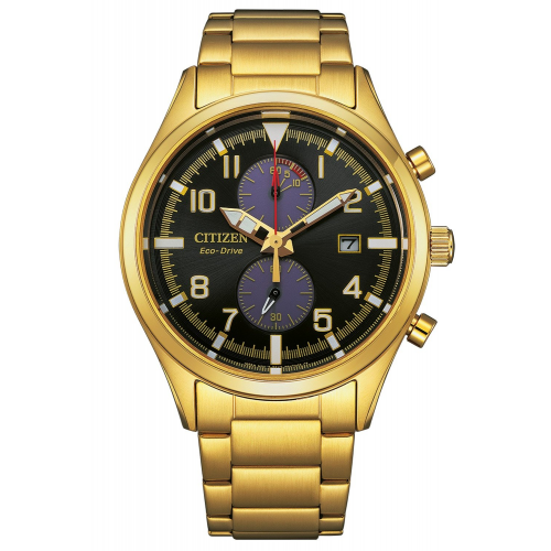 Citizen CA7022-87E Eco-Drive Herrenuhr Chronograph Goldfarben