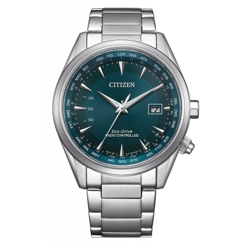 Citizen CB0270-87L Eco-Drive Funk-Solar Herrenuhr Stahl/Blau