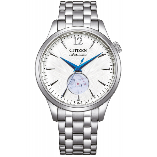 Citizen NH9131-73A Herrenuhr Automatik Stahl/Weiß