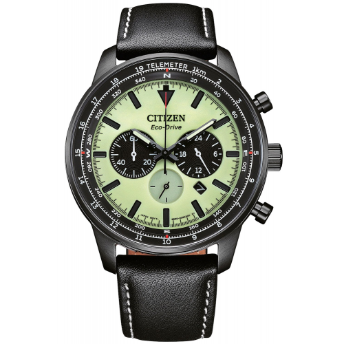 Citizen CA4505-21X Eco-Drive Chronograph Herrenuhr Schwarz