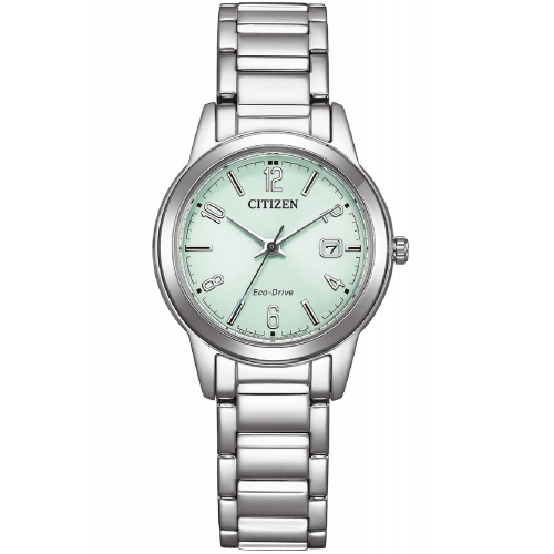 Citizen FE1241-71X Eco-Drive Damen-Armbanduhr Stahl/Mint