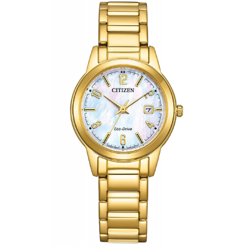 Citizen FE1242-78D Eco-Drive Solaruhr für Damen Goldfarben