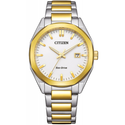 Citizen BM7624-82A Herrenuhr Eco-Drive Solar Bicolor/Weiß