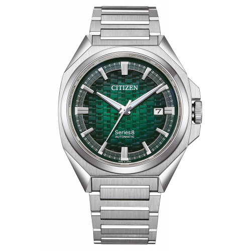 Citizen NB6050-51W Herrenarmbanduhr Automatik Series 8 Grün