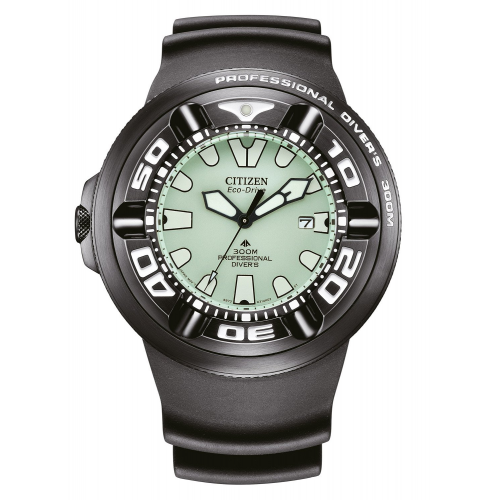 Citizen BJ8055-04X Promaster Eco-Drive Solar-Taucheruhr 30 bar Leuchtend