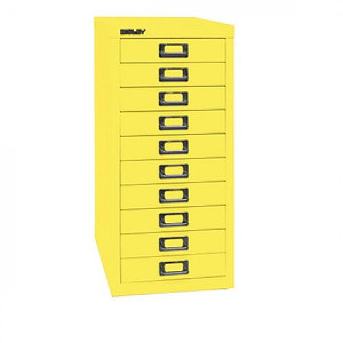 BISLEY MultiDrawer™ L2910 Schubladenschrank gelb 10 Schubladen 27,8 x 38,0 x 59,0 cm