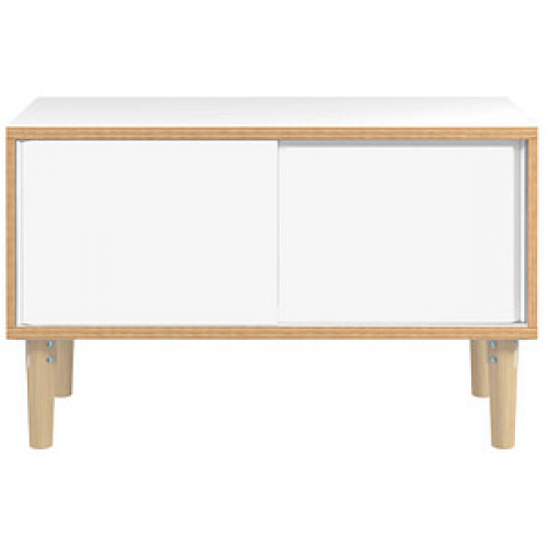BISLEY Sideboard Poise, POS1007W696 verkehrsweiß 100,0 x 45,0 x 62,1 cm