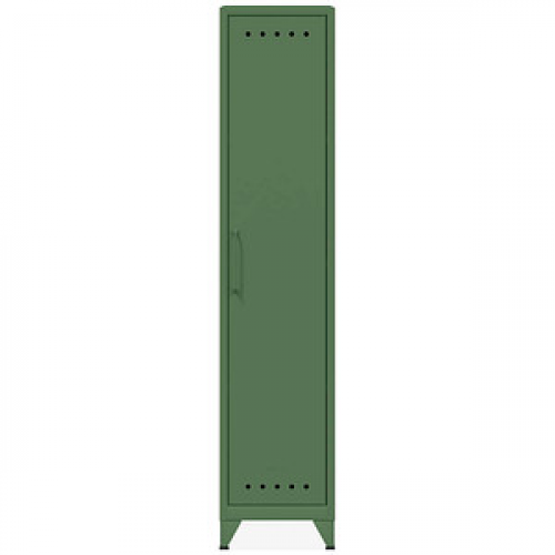 BISLEY Stahlschrank Fern Locker FERLOC623 olivgrün 38,0 x 51,0 x 180,0 cm, aufgebaut