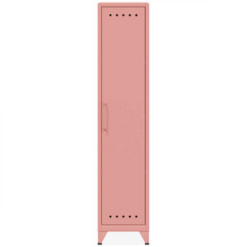 BISLEY Stahlschrank Fern Locker FERLOC620 pastelpink 38,0 x 51,0 x 180,0 cm, aufgebaut