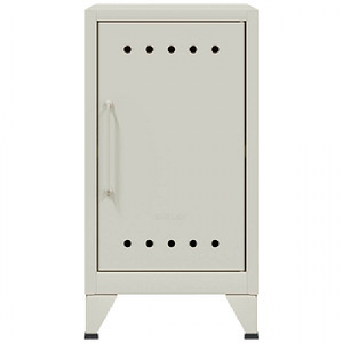 BISLEY Stahlschrank Fern Mini FERMINRH696 verkehrsweiß 38,0 x 40,0 x 72,5 cm, aufgebaut