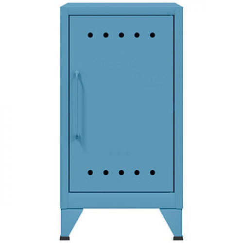 BISLEY Stahlschrank Fern Mini FERMINRH605 blau 38,0 x 40,0 x 72,5 cm, aufgebaut