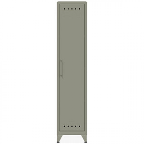 BISLEY Stahlschrank Fern Locker FERLOC645 lichtgrau 38,0 x 51,0 x 180,0 cm, aufgebaut