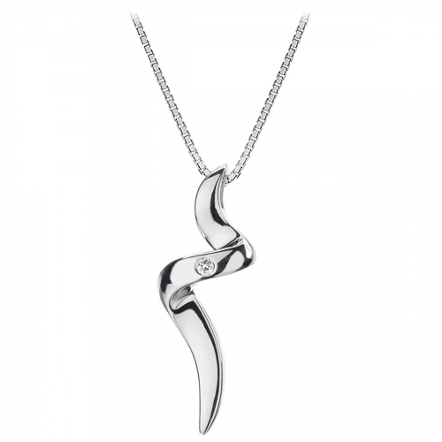 Hot Diamonds DP197 Damen-Halskette Silber mit Diamant Sensual