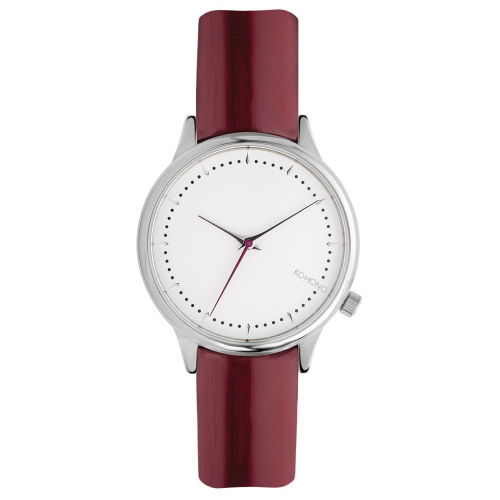 Komono KOMW2858 Damenuhr Estelle Patent Burgundy