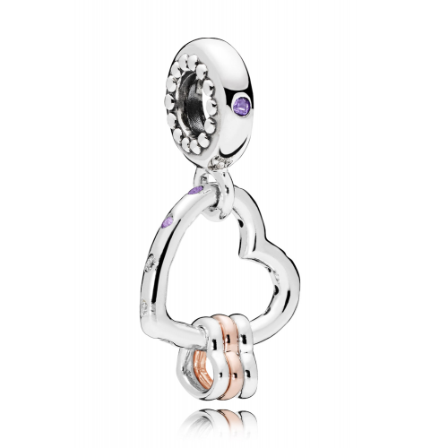 Pandora 787247NLCMX Charm-Anhänger Herzen Highlights