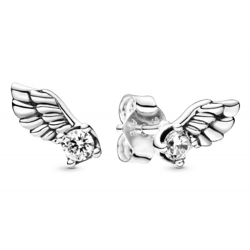 Pandora 298501C01 Damen-Ohrringe Sparkling Angel Wing