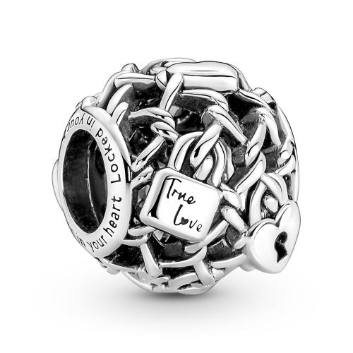 Pandora 790071C00 Silber Charm Kettenglieder Schloss