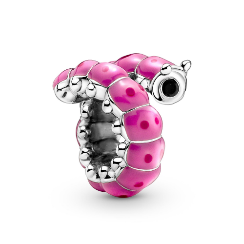 Pandora 790762C01 Charm Silber Süße Geringelte Raupe