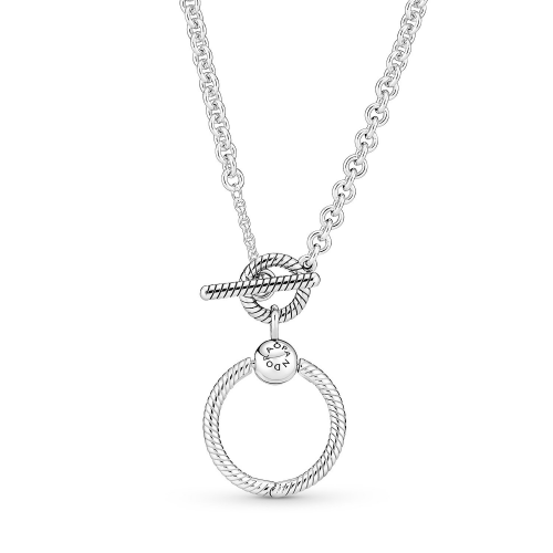 Pandora 391157C00-50 Damen-Kette 925 Silber mit Anhänger Moments O