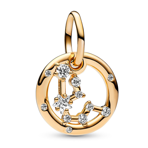 Pandora 762717C01 Charm-Anhänger Sternzeichen Wassermann Goldfarben