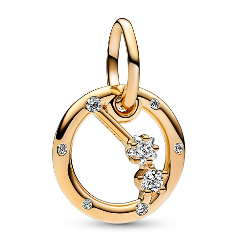 Pandora 762719C01 Charm-Anhänger Sternzeichen Widder Goldfarben