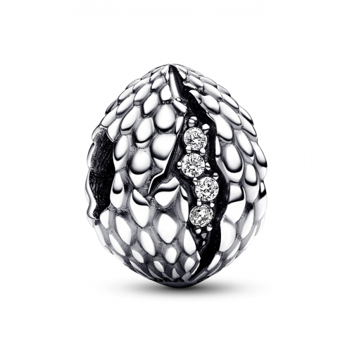 Pandora 792962C01 Silber Bead-Charm Game of Thrones Funkelndes Drachenei