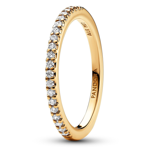 Pandora 162999C01 Damen-Ring Funkelndes Band Goldfarben