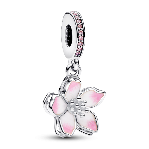 Pandora 790667C01 Charm-Anhänger Silber Kirschblüte