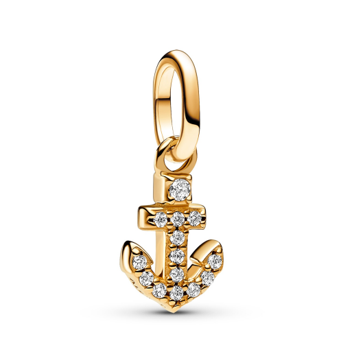 Pandora 763369C01 Mini-Anhänger Anker Goldfarben