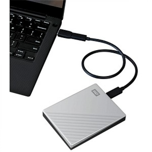 Western Digital My Passport Ultra 1 TB externe HDD-Festplatte silber