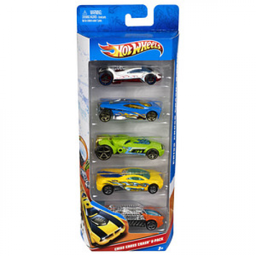 Mattel GAMES Hot Wheels 1806 Spielzeugautos, 5 St.