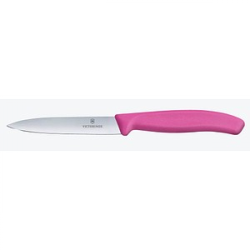 VICTORINOX Gemüsemesser Swiss Classic silber, pink, Klinge: 10,0 cm