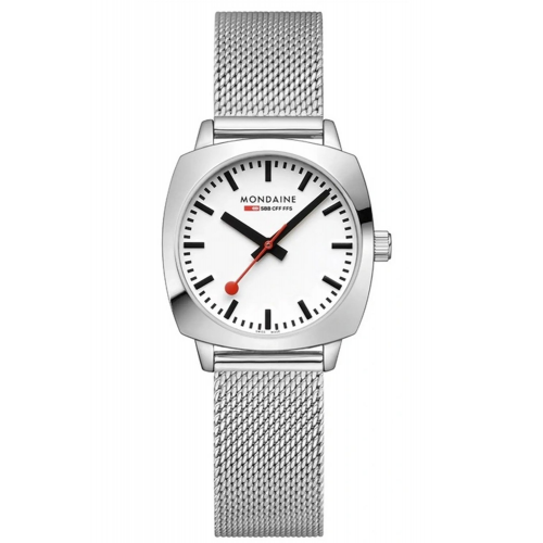 Mondaine MSL.31110.SM Damenuhr Petite Cushion Milanaiseband 31 mm