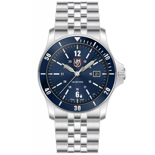 Luminox XS.0913 Herren-Armbanduhr Taucher Sport Timer Stahl/Blau