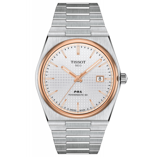 Tissot T137.407.21.031.00 Herrenuhr Automatik PRX Powermatic 80 Bicolor