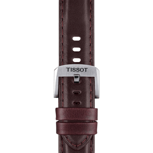 Tissot T852.046.836 Uhrenarmband 20 mm Leder Braun