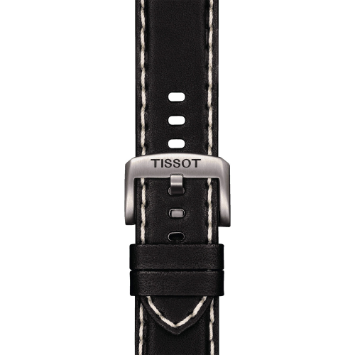 Tissot T852.044.982 Uhrband 22 mm Leder Schwarz