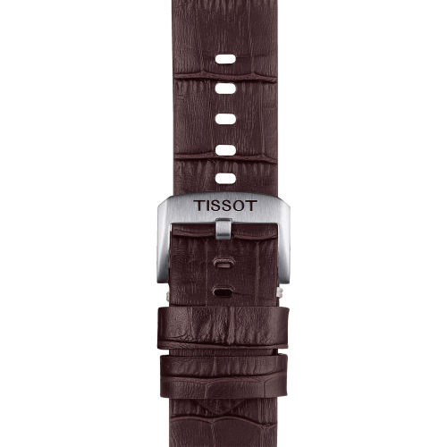 Tissot T852.046.773 Uhrenarmband 22 mm Leder Braun