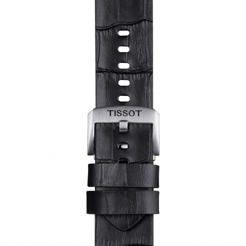 Tissot T852.046.775 Uhrenarmband 22 mm Leder Dunkelbraun