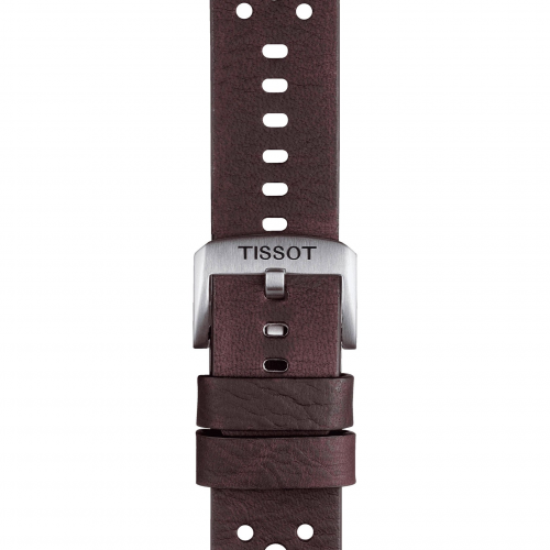 Tissot T852.046.777 Uhrenarmband 22 mm Leder Braun