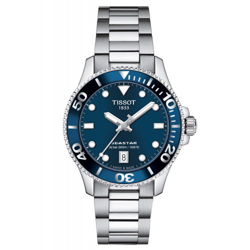 Tissot T120.210.11.041.00 Unisex-Armbanduhr Seastar 1000 Blau