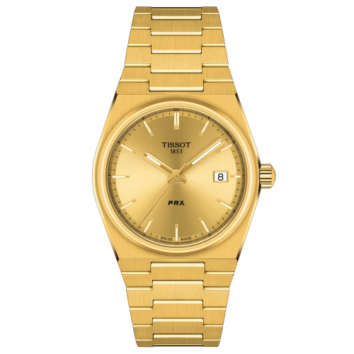 Tissot T137.210.33.021.00 Damenuhr PRX 35 mm Goldfarben