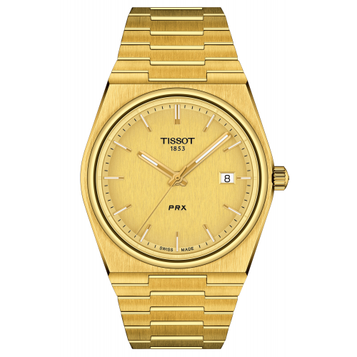 Tissot T137.410.33.021.00 Herrenuhr PRX 205 40 mm Goldfarben